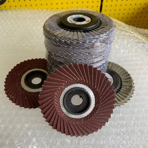 flap disk 4.5 zirconia abrasive rotating disc flap wheel Factory